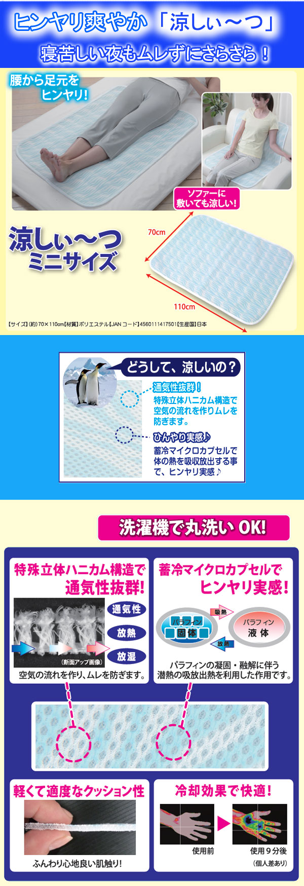 涼しーつミニサイズ