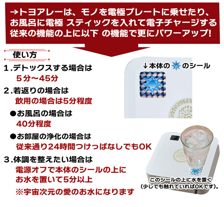 電子水生成器トヨアレー